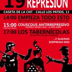 Feria antirrepresiva el sabado 19, caseta CNT